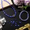 600 Pcs Crystal Glass Beads for Jewelry Making Bulk Faceted Gemstone Rondelle Loose Beads for Bracelet DIY Crafts 8 mm, 6 mm, 4 mm(Blue AB Color)